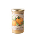 Jar of Savannah Bee Company honey with pumpkin spice flavor on a white background