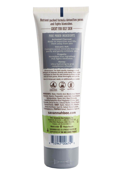Tube of skincare product with label on a white background